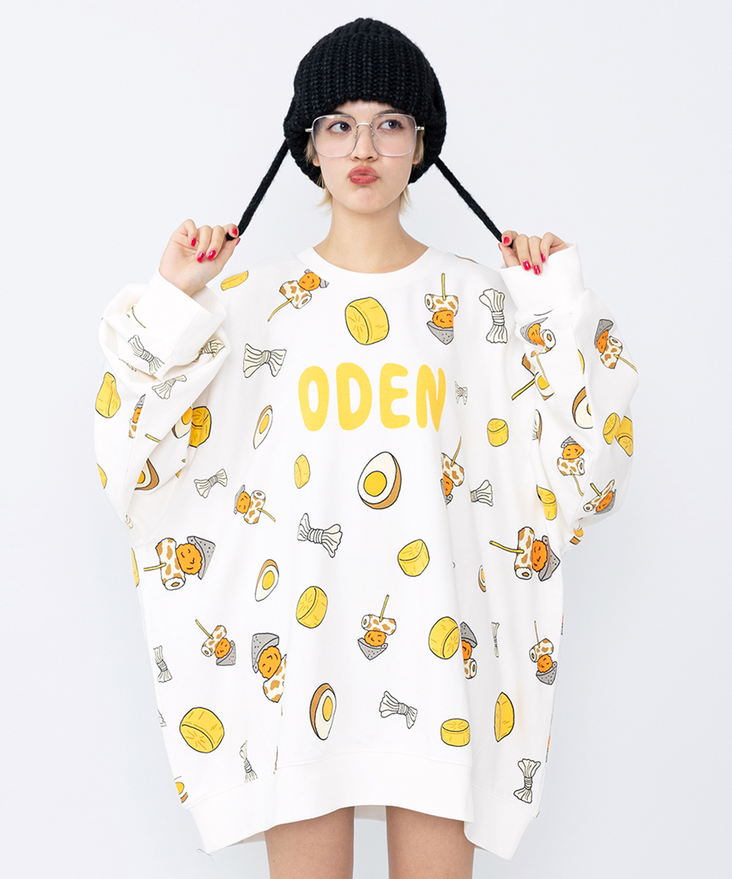 clovar u クローバル　総柄　スウェット 新サイズ】フード総柄スウェット[商品：PN19AW-103-6-15] - PUNYUS