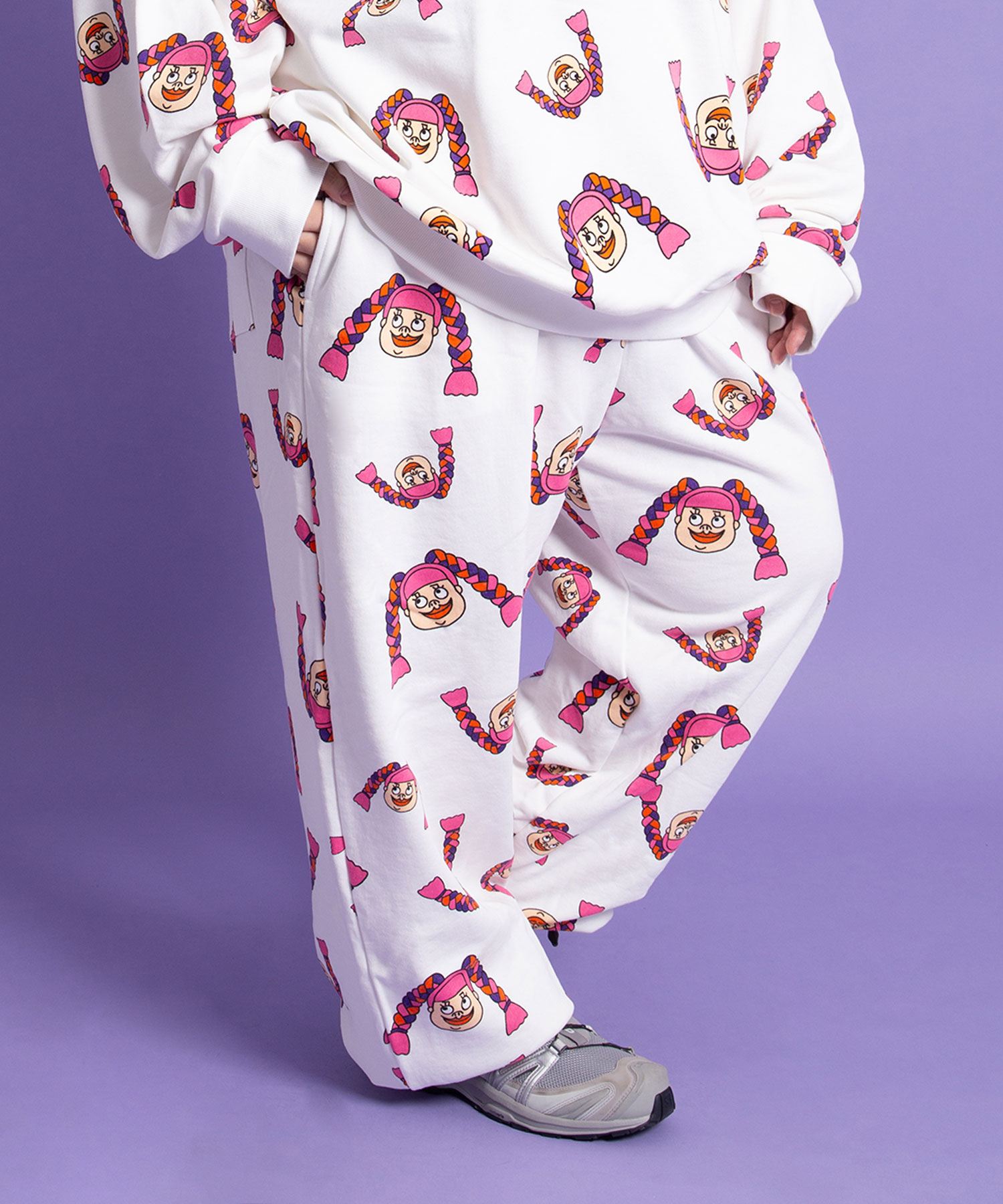 Naomi.Y様 新サイズ】NAOMIチャン総柄スウェットパンツ[商品：PN19SS-002-9