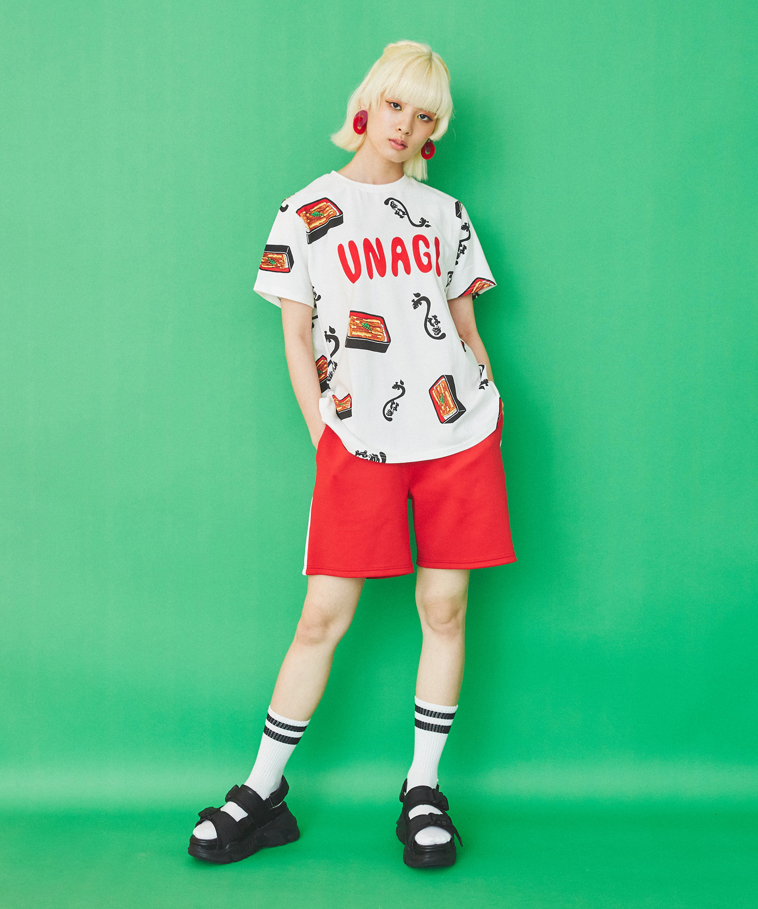 フードジャージショートパンツ[商品：PN20AW-015-3] - PUNYUS