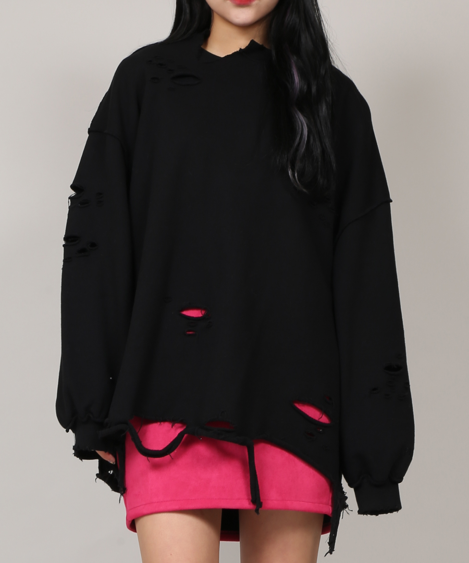 ダメージスウェット[商品：PN20SS-031R] - PUNYUS Online Store