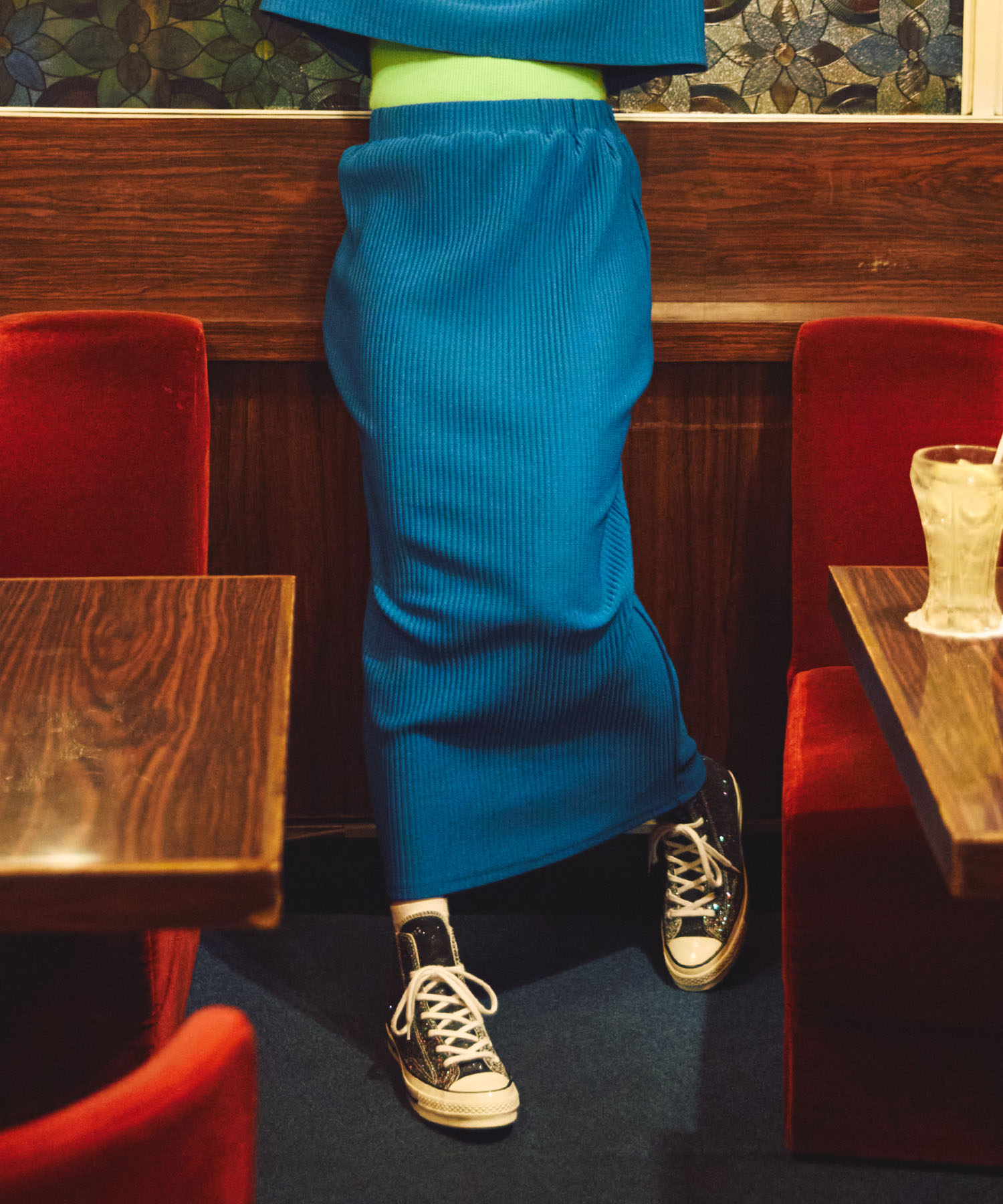 バックスリットロングスカート[商品：PN23AW-024-2] - PUNYUS Online