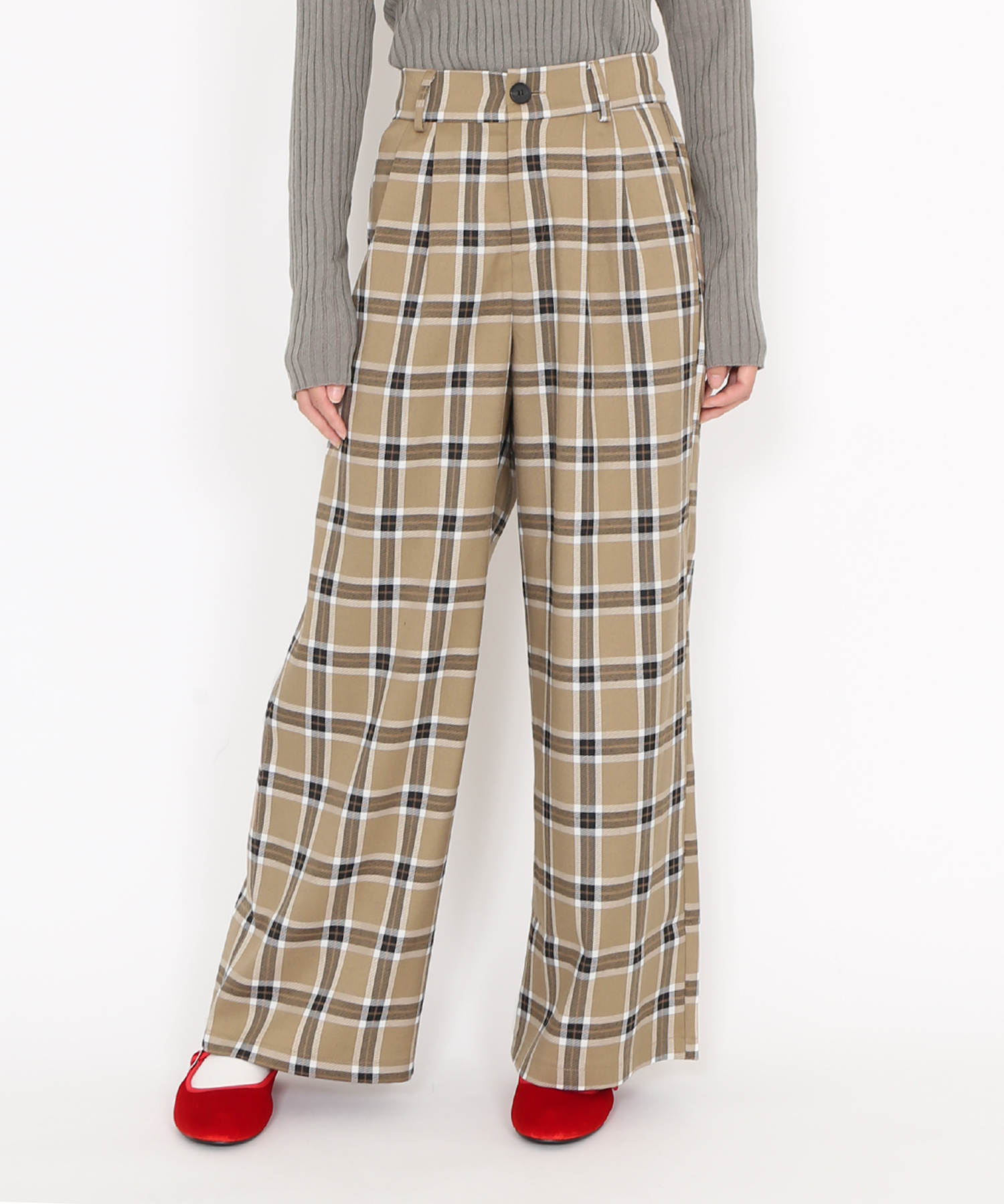 junyawatanabeman24秋冬2タックワイドスラックス junyawatanabeman24秋冬2タックワイドスラックス ツータックワイド