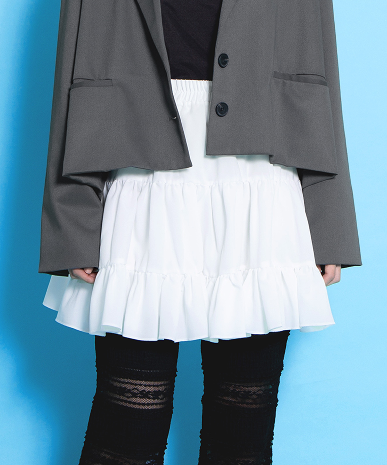 ティアードミニスカート[商品：PN24SS-051] - PUNYUS Online Store