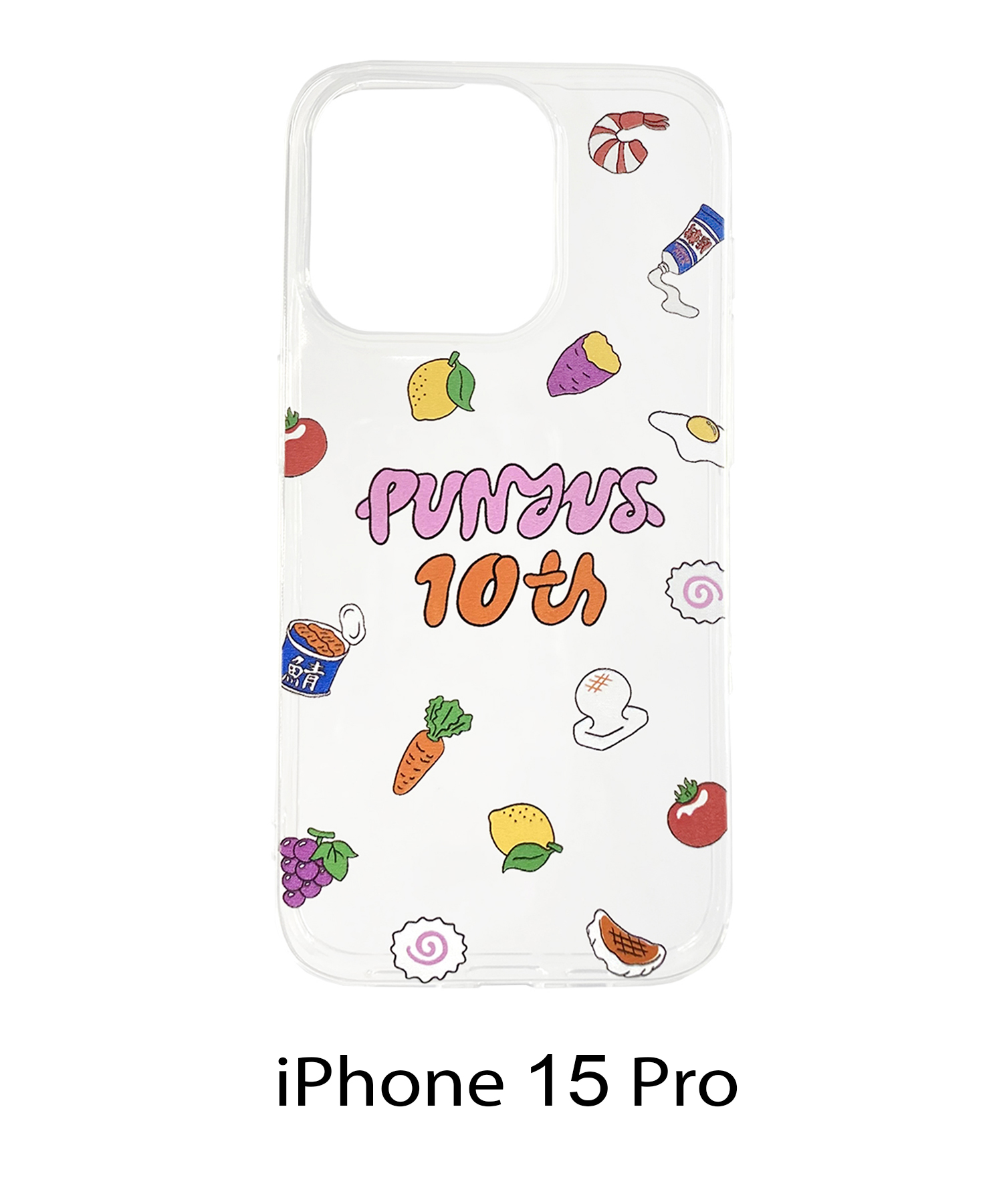 iPhone15pro(柄2) | 10th anniversary総柄iPhoneケース | PUNYUS