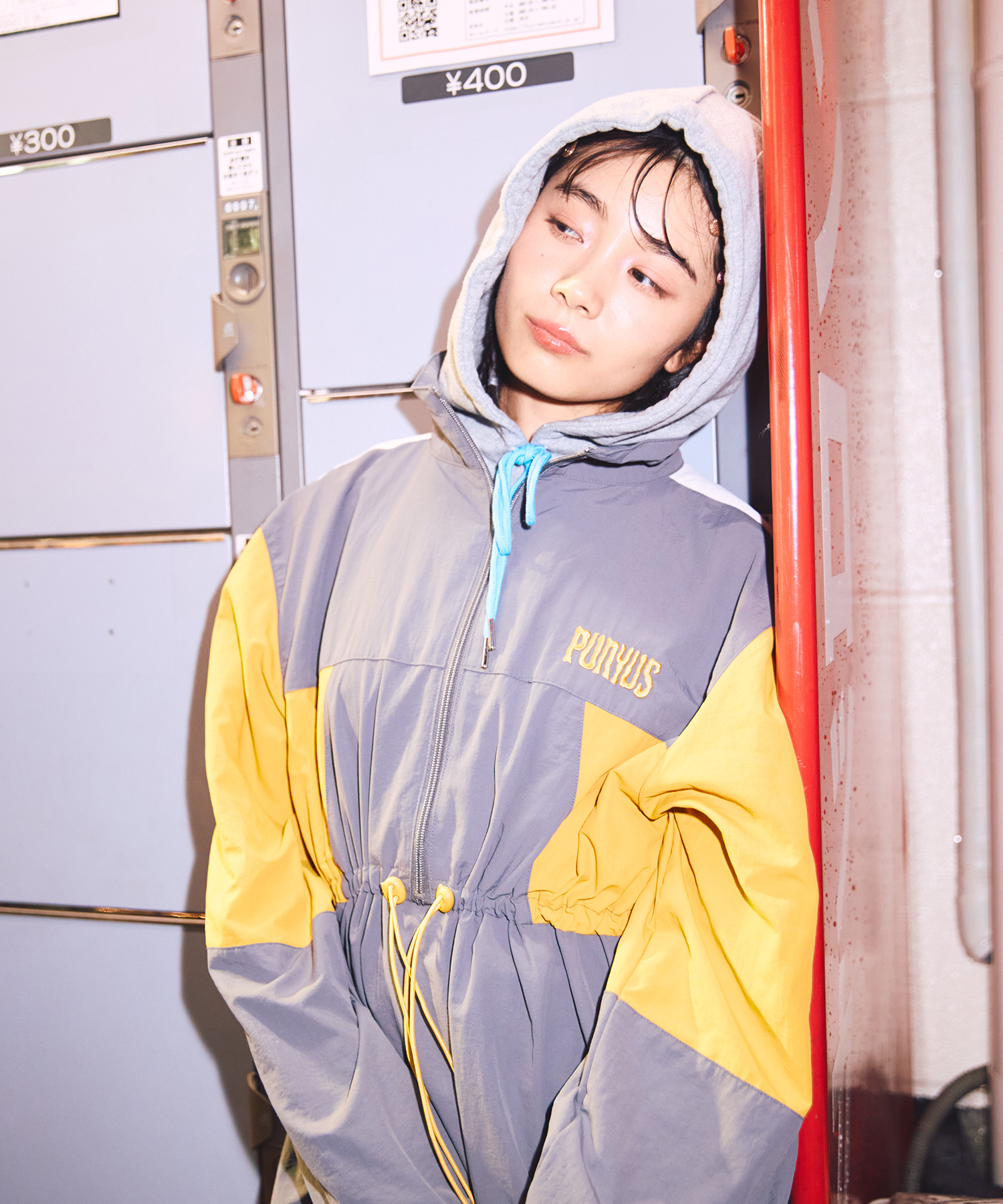 切り替えナイロンワンピース[商品：PN25AWR-006] - PUNYUS Online