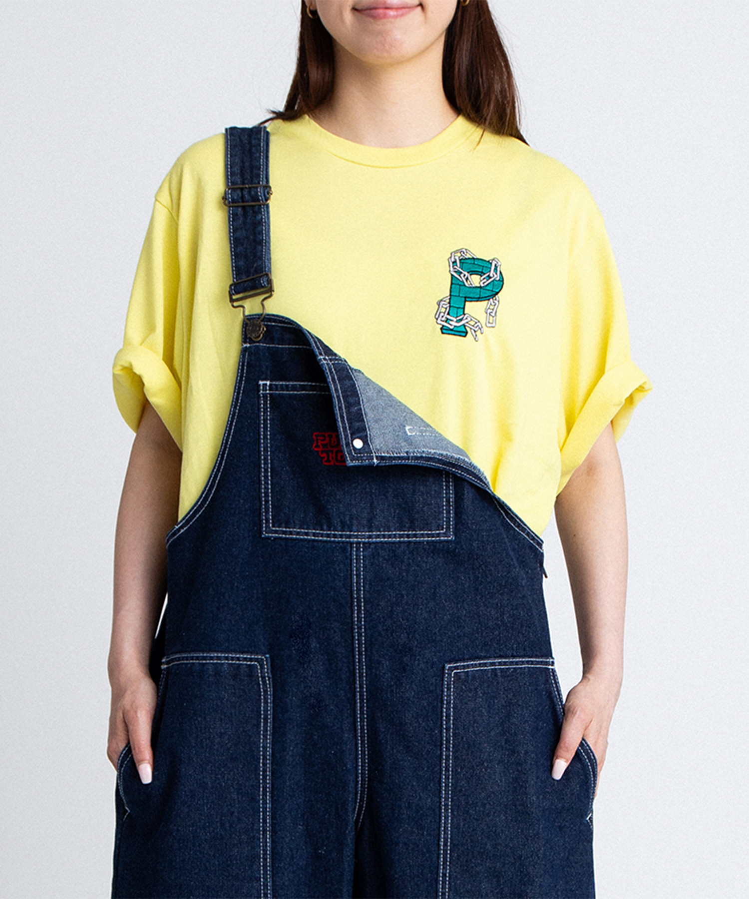 鎖ロゴ刺繍Tシャツ[商品：PN25AWR-007] - PUNYUS Online Store / 公式通販