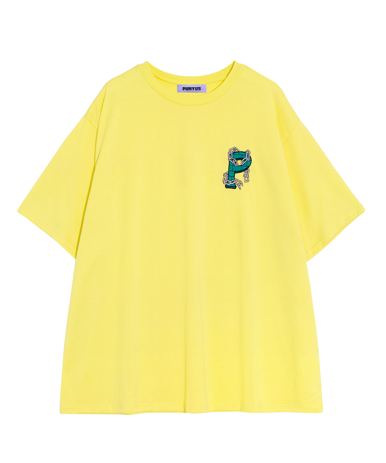 鎖ロゴ刺繍Tシャツ[商品：PN25AWR-007] - PUNYUS Online Store
