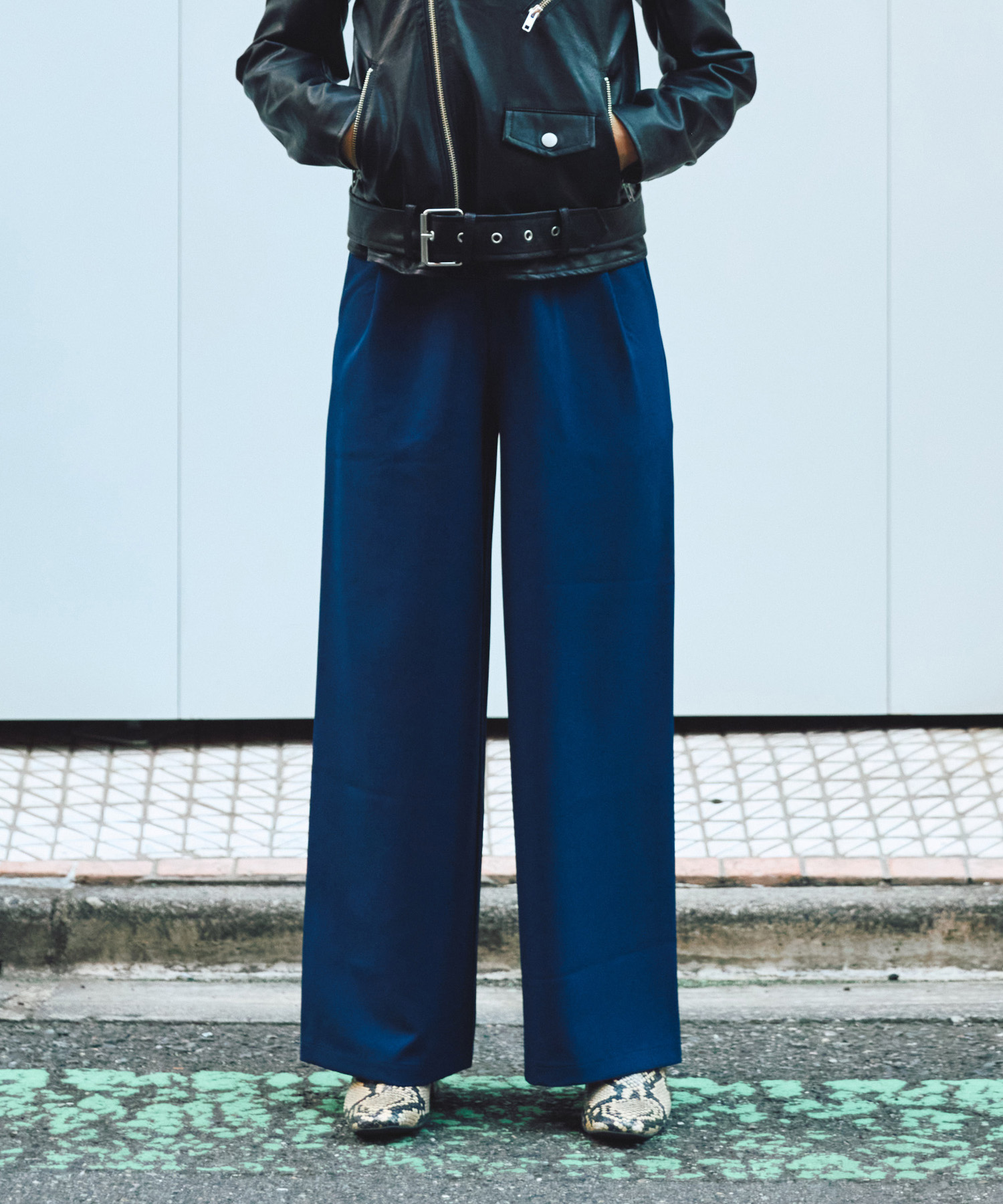 2タックカラーパンツ[商品：PN25AWR-027] - PUNYUS Online Store