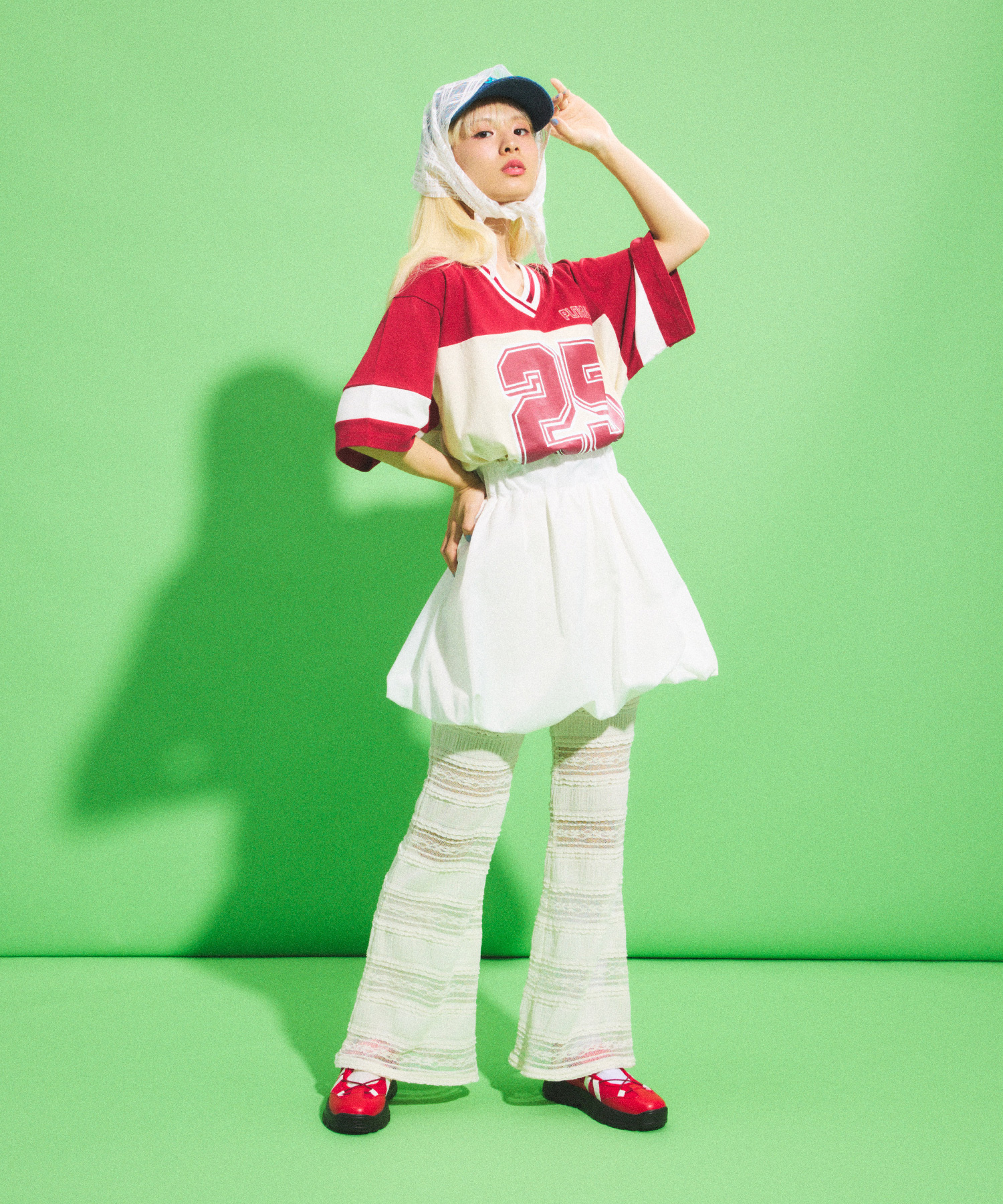 バルーンミニスカート[商品：PN25SS-040] - PUNYUS Online Store