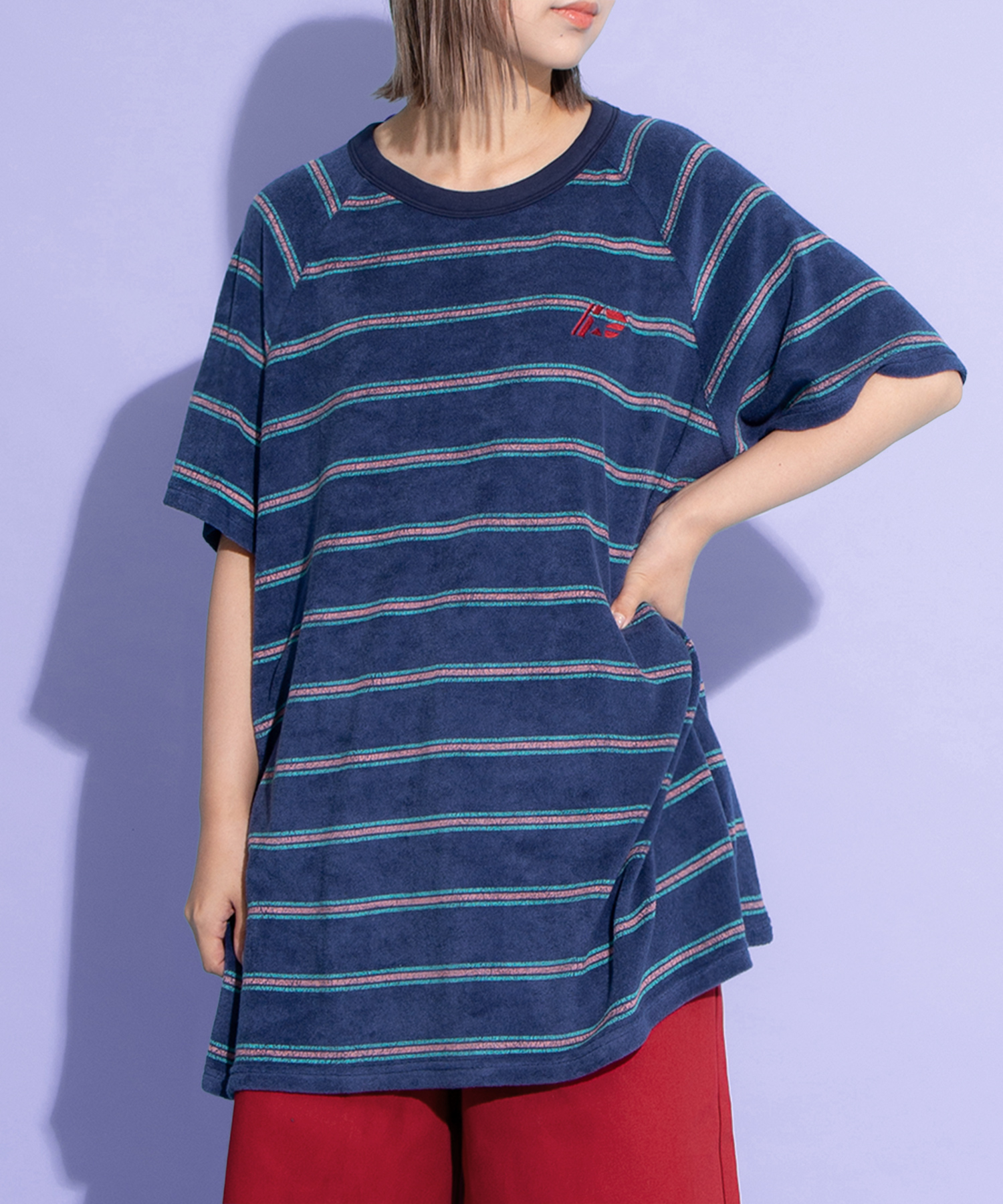 ボーダーTシャツ ワンフォークロージング 1111clothing ボーダー Tシャツ メンズ