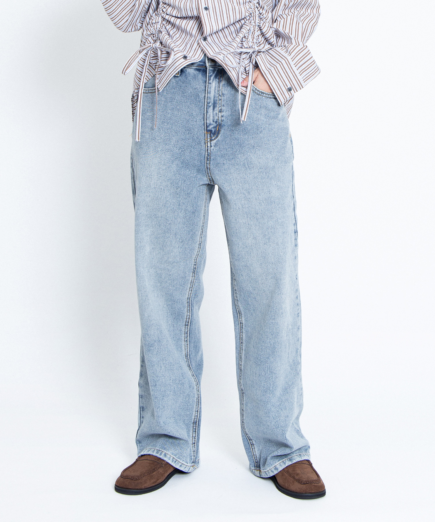 レギュラーデニムパンツ[商品：PN25T-007] - PUNYUS Online Store