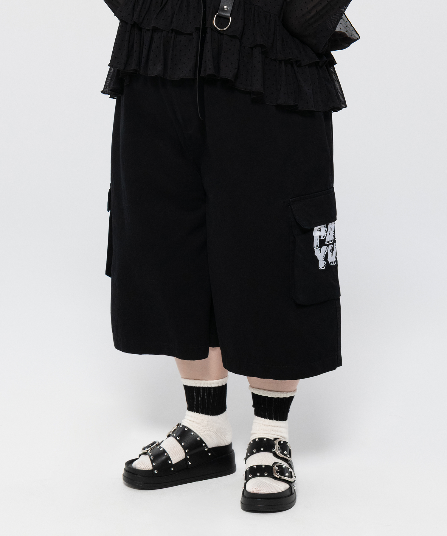 PUNYUSロゴカーゴハーフパンツ[商品：PN26AW-002] - PUNYUS Online