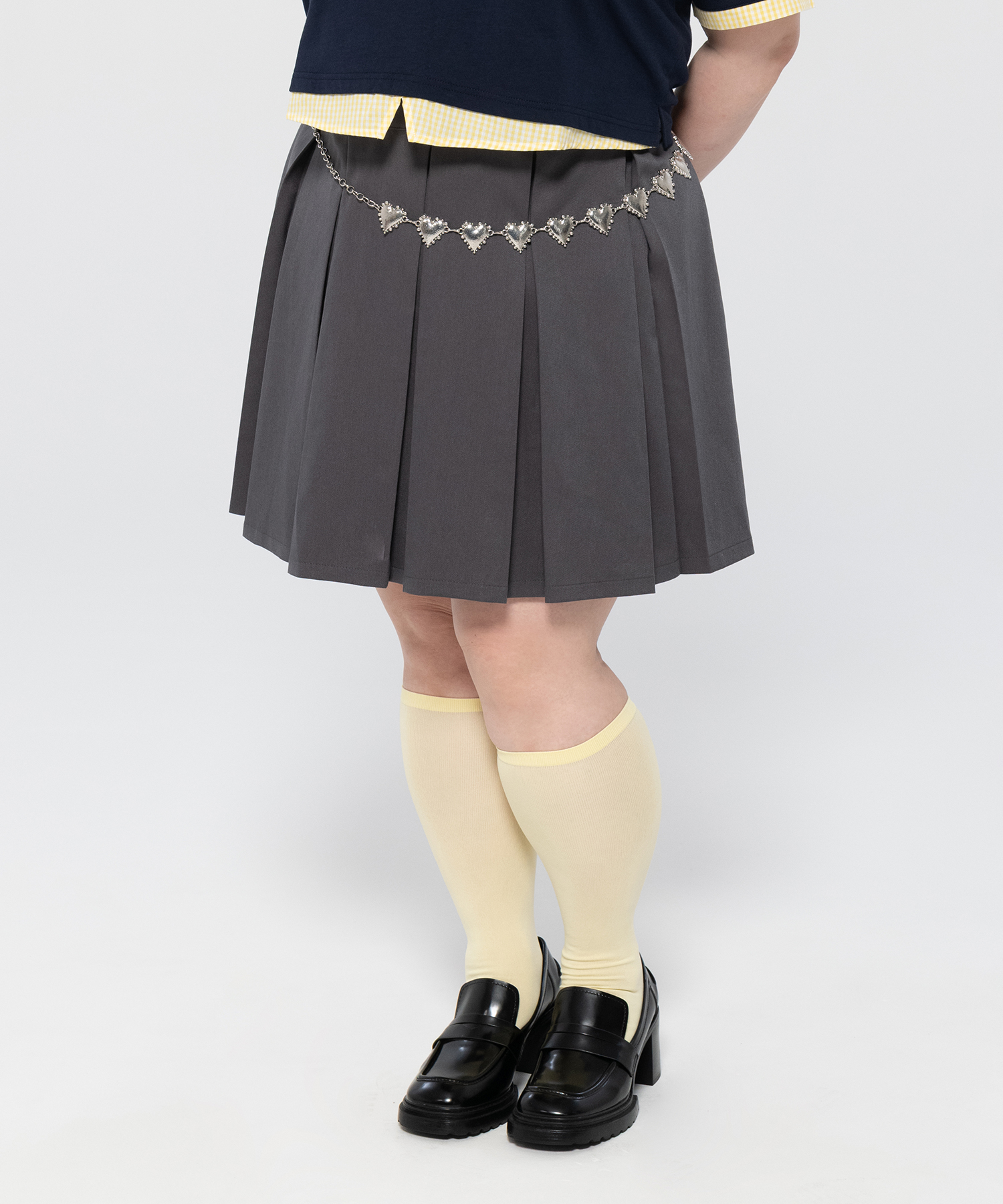 ボックスプリーツミニスカート[商品：PN26AW-036] - PUNYUS Online