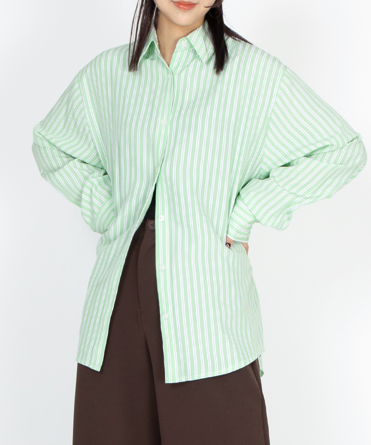 キャンディストライプシャツ[商品：PN26SS-001] - PUNYUS Online Store