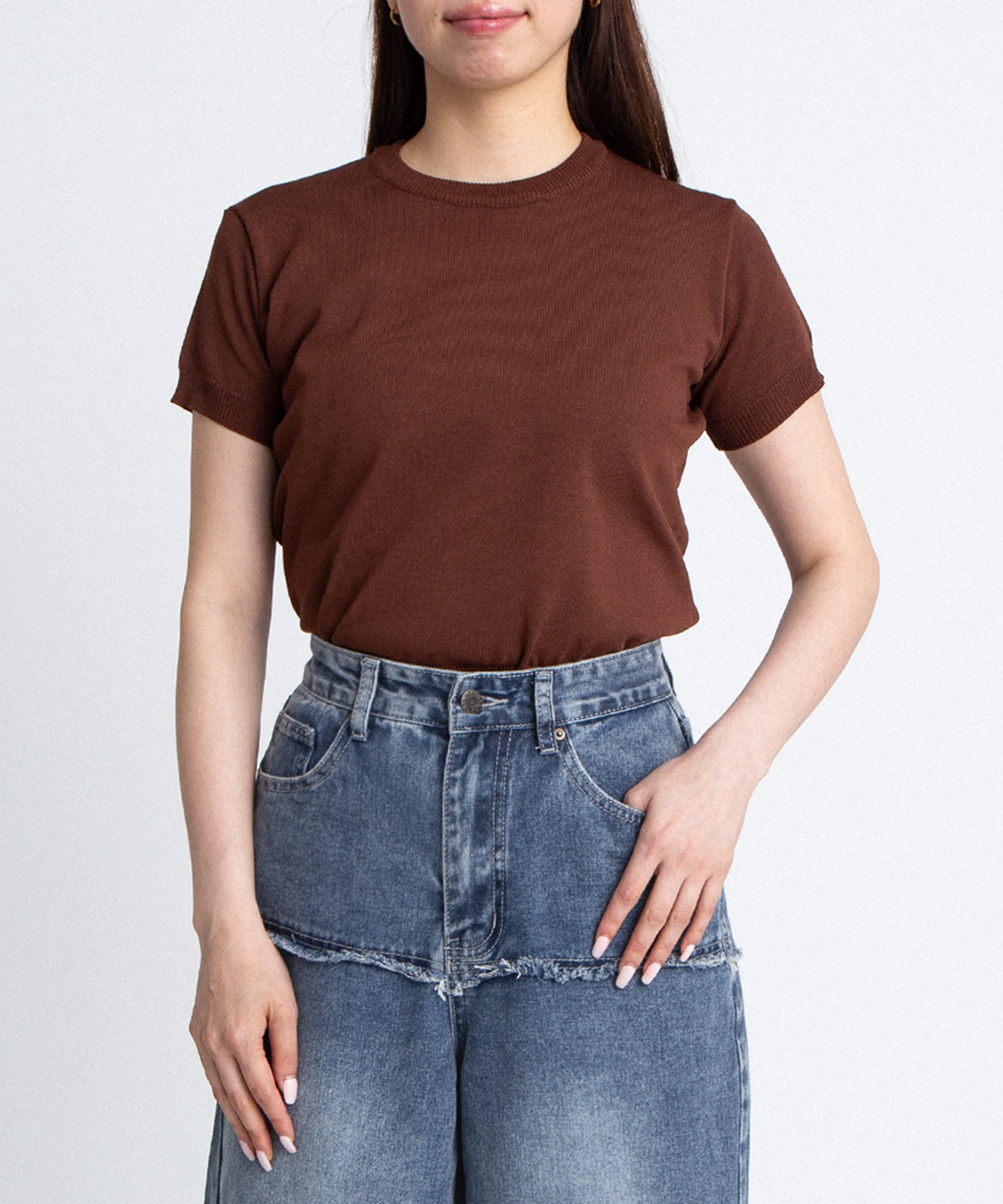 半袖サマーニット[商品：PN26SS-038] - PUNYUS Online Store / 公式通販