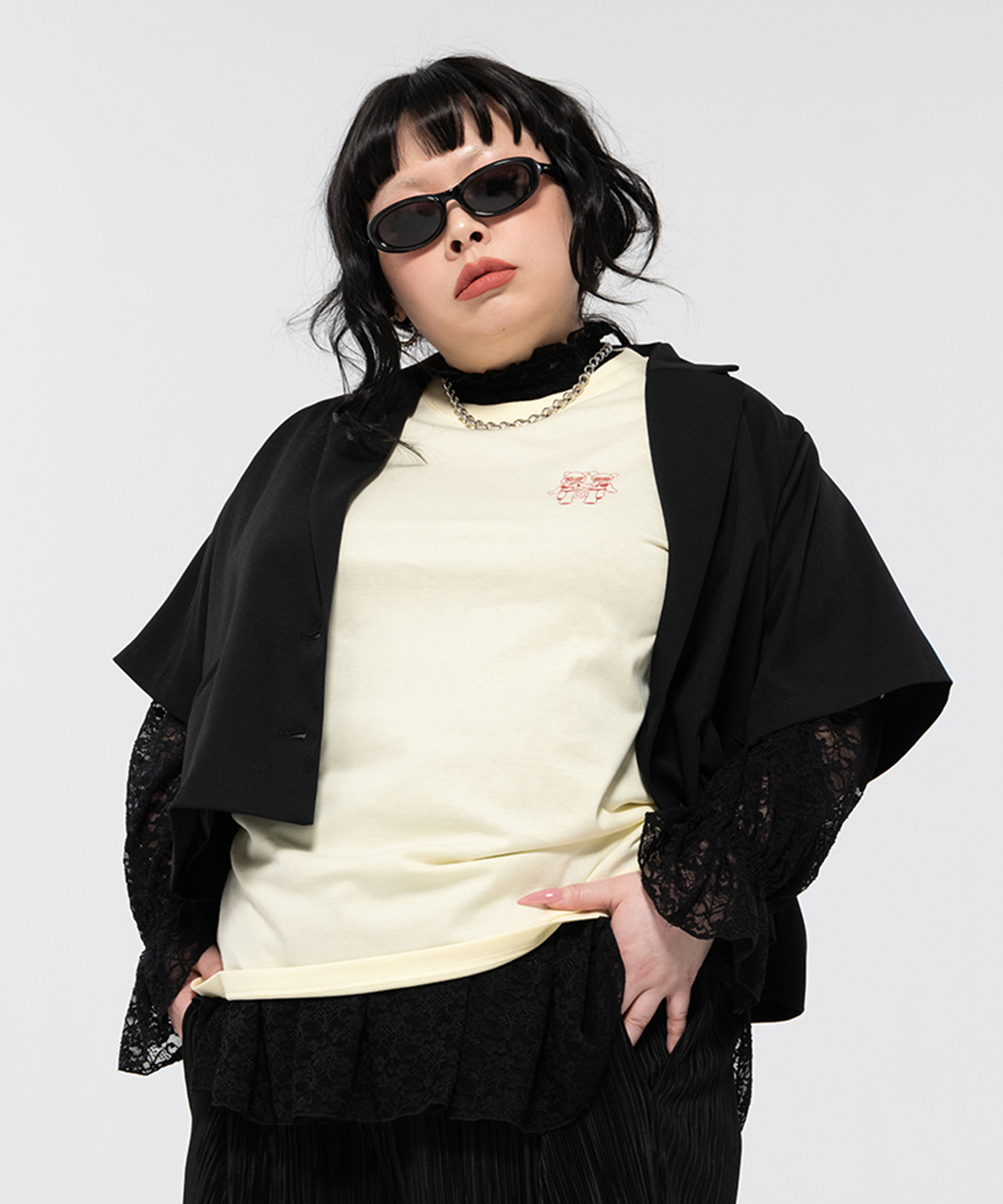 半袖ショートテーラードジャケット[商品：PN26SS-046] - PUNYUS Online