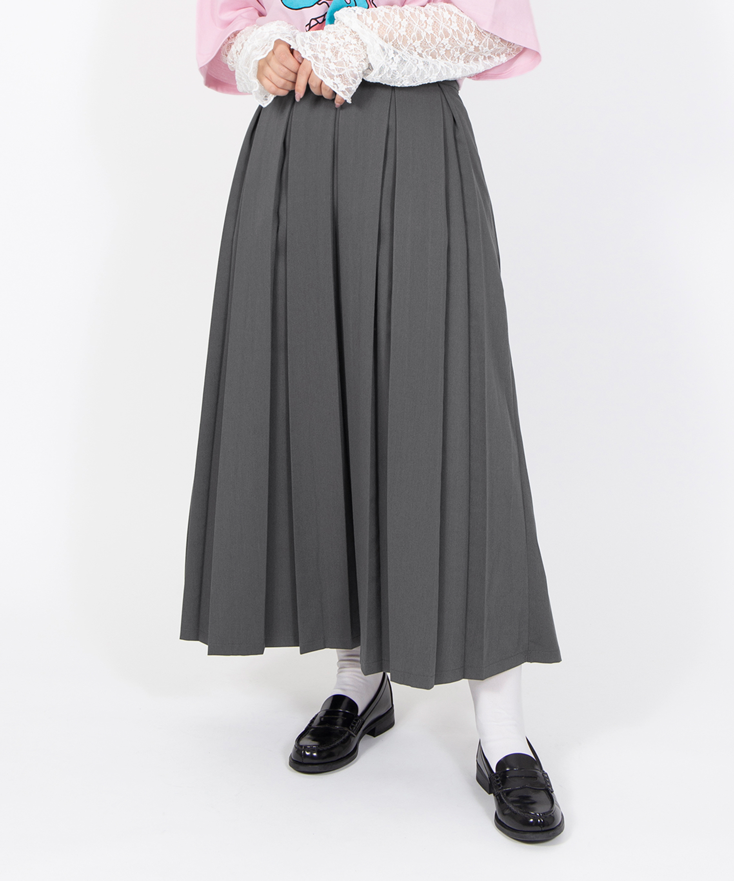 ボックスプリーツロングスカート[商品：PN26SS-047] - PUNYUS Online