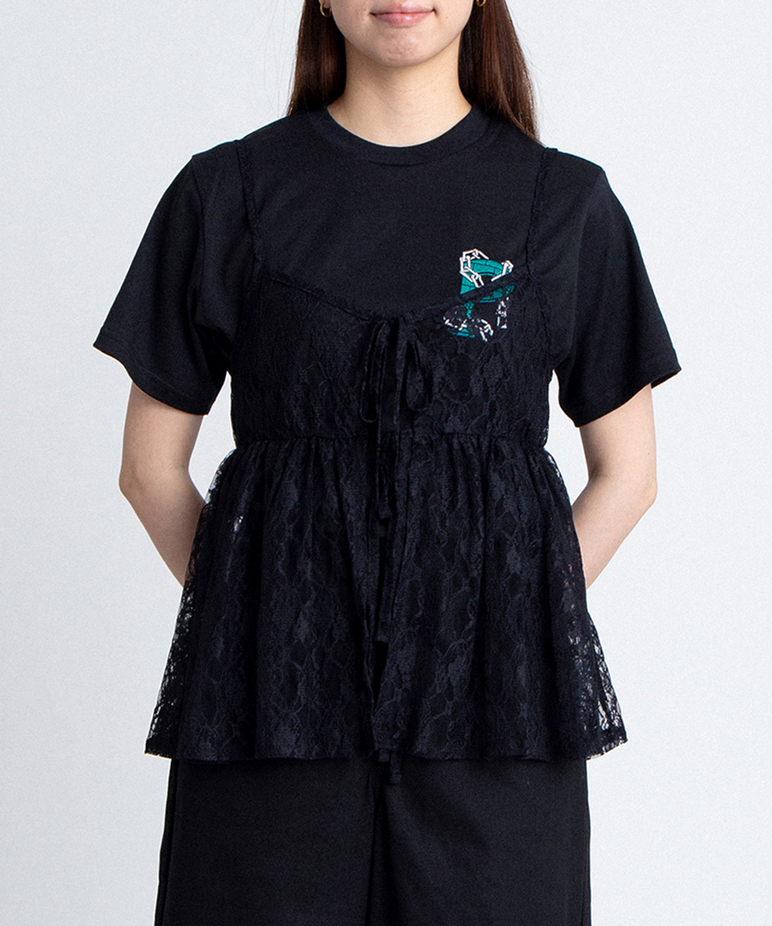 2WAYレースキャミチュニック[商品：PN26SS-050] - PUNYUS Online Store
