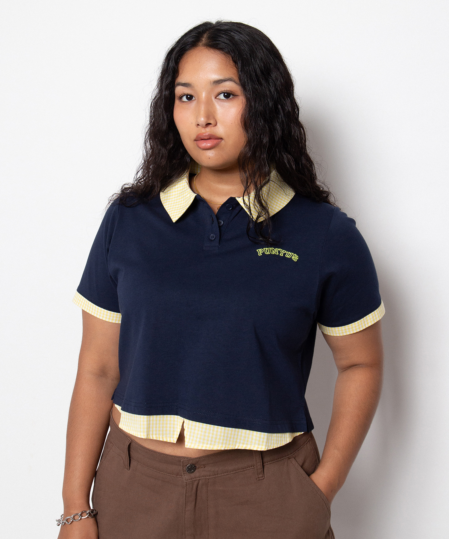 フェイクレイヤードポロシャツ[商品：PN26SS-062] - PUNYUS Online