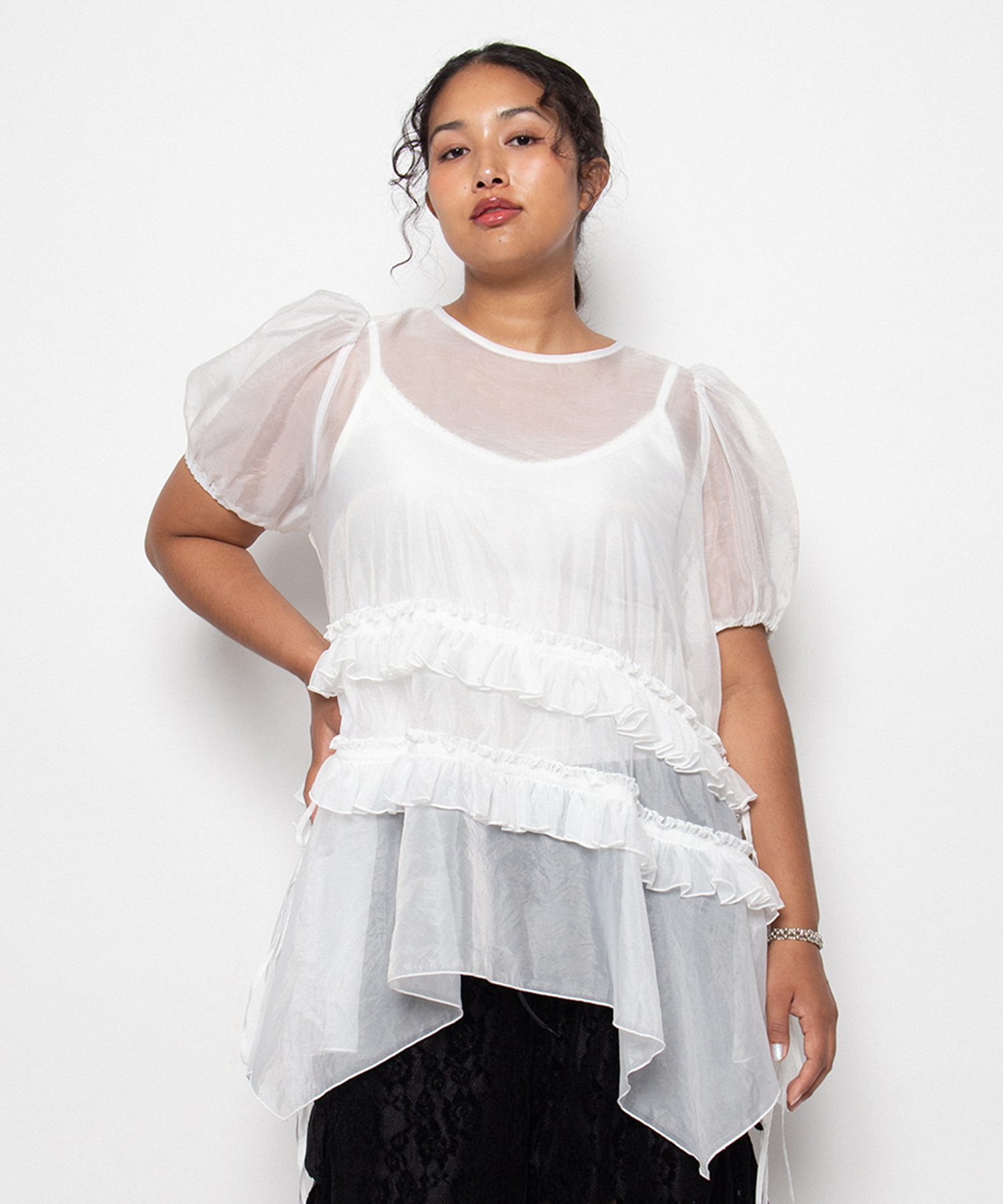 シアーワンピース[商品：PN26SS-086] - PUNYUS Online Store / 公式通販