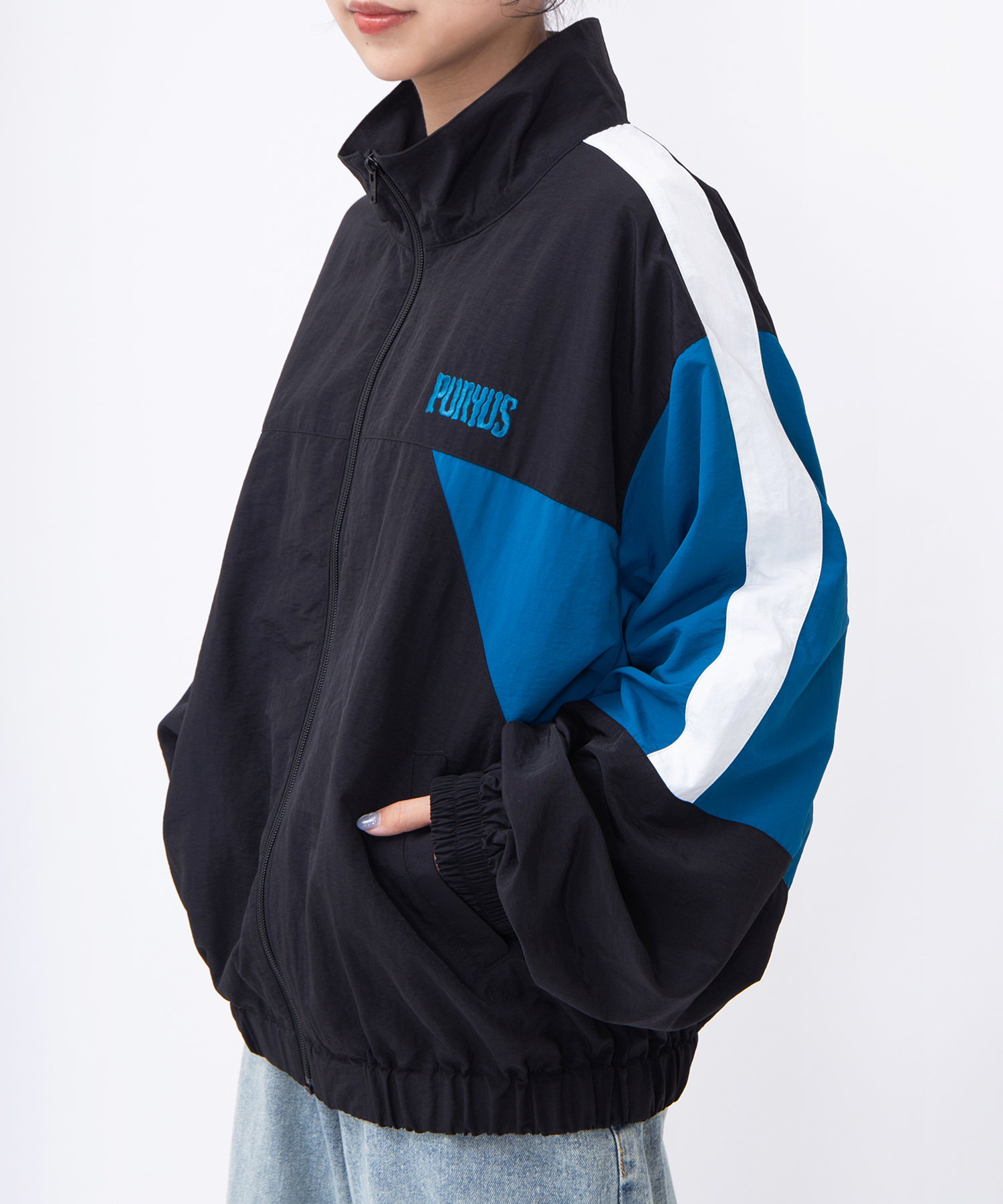 切り替えナイロンジャケット[商品：PN26SSR-003] - PUNYUS Online