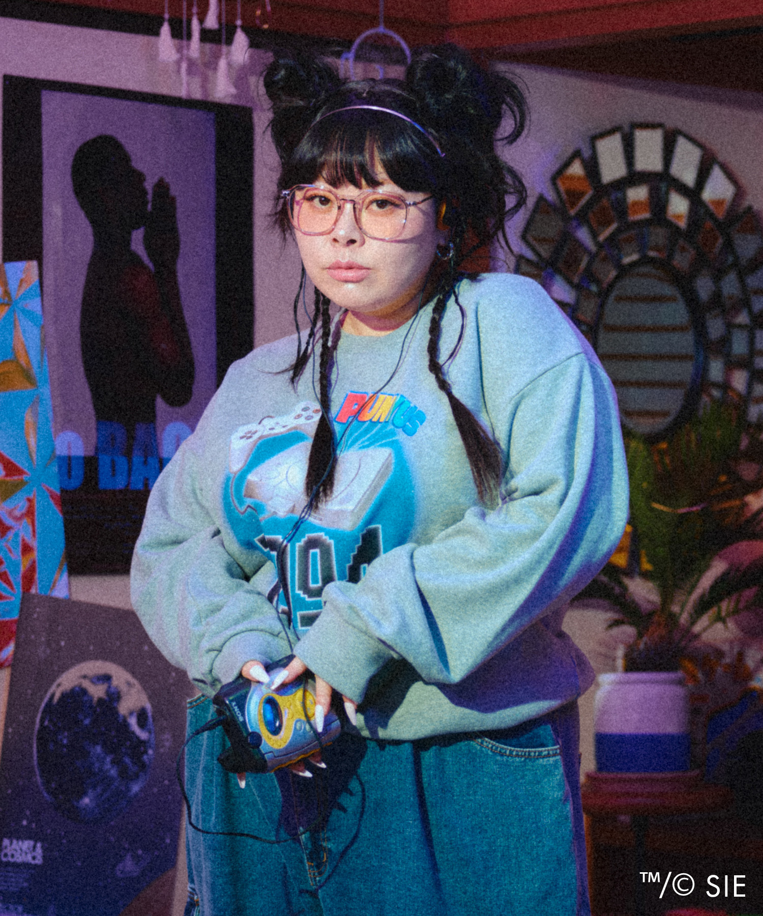 Playstationプリントスウェット[商品：PNPS25AW-003] - PUNYUS Online